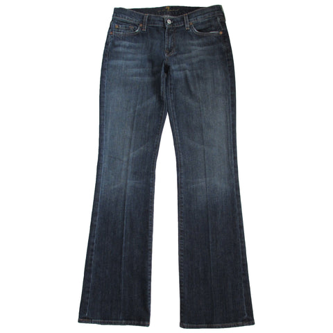 7 For All Mankind Women's Bootcut Denim Front Folded