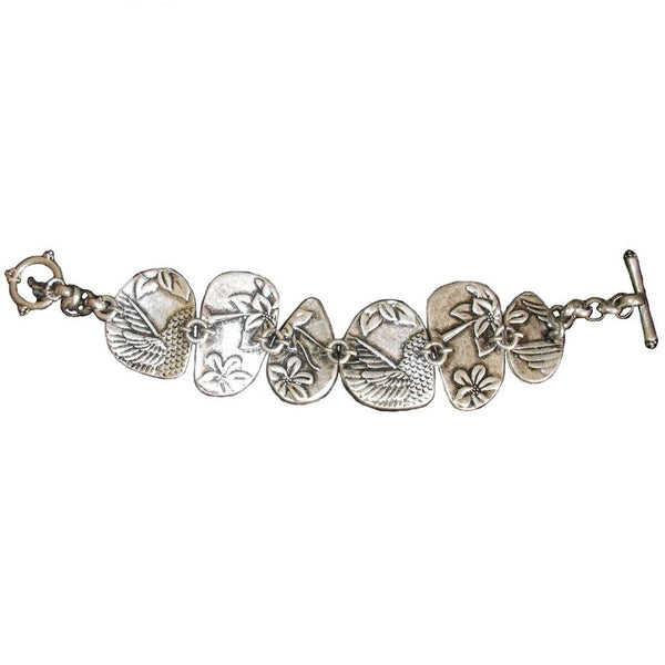 Lucky Brand Green Stone Toggle Bracelet Bijoux Closet