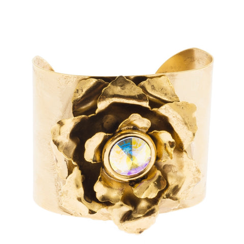 Anne Fontaine Perla Gold Cuff Top View