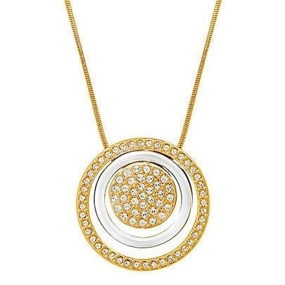 Amanda Suarez Gold Plated Solar Charm Necklace-Bijoux Closet