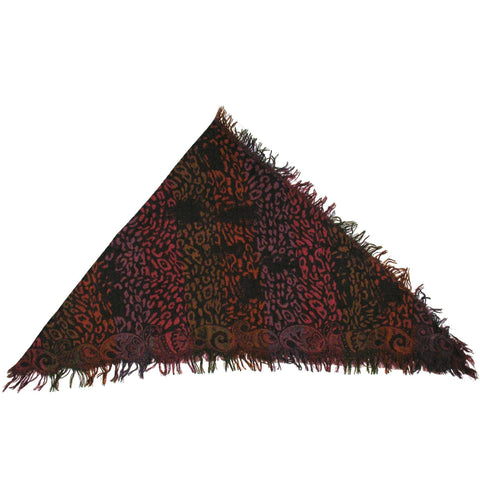 Leopard Paisley Multicolor Scarf