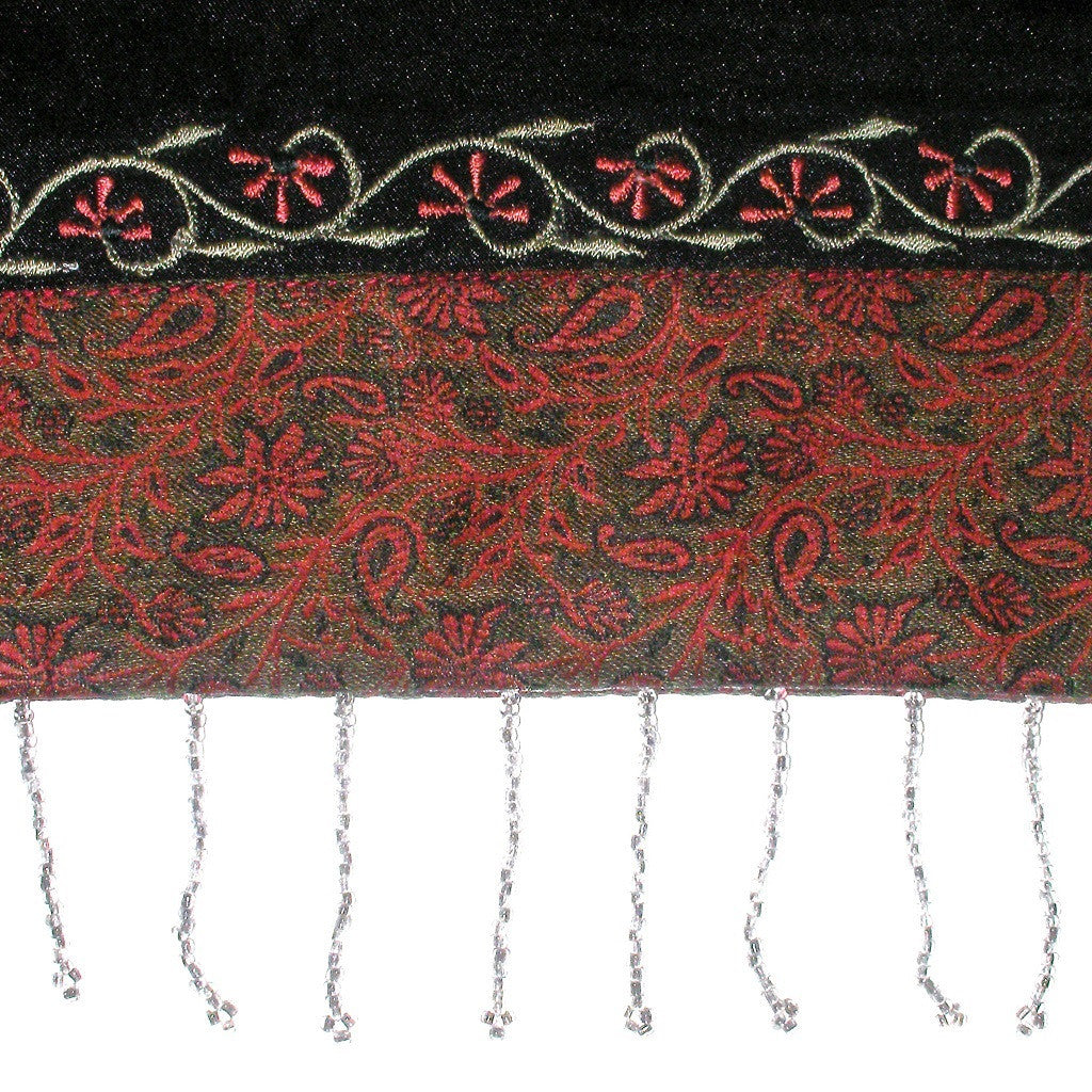 Panel Bead Tassel Closeup