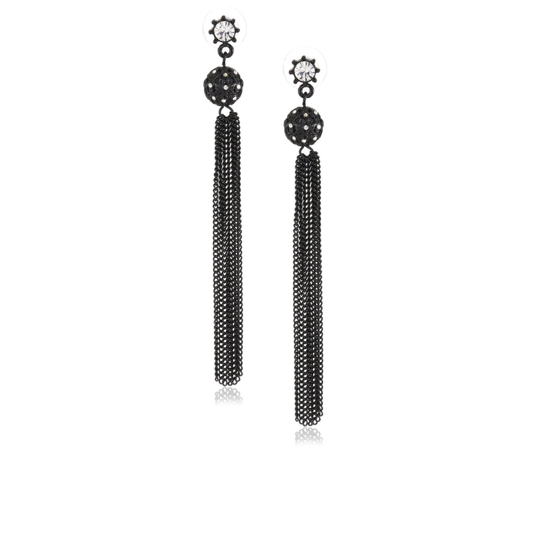 Betsey johnson crystal drop earrings sale