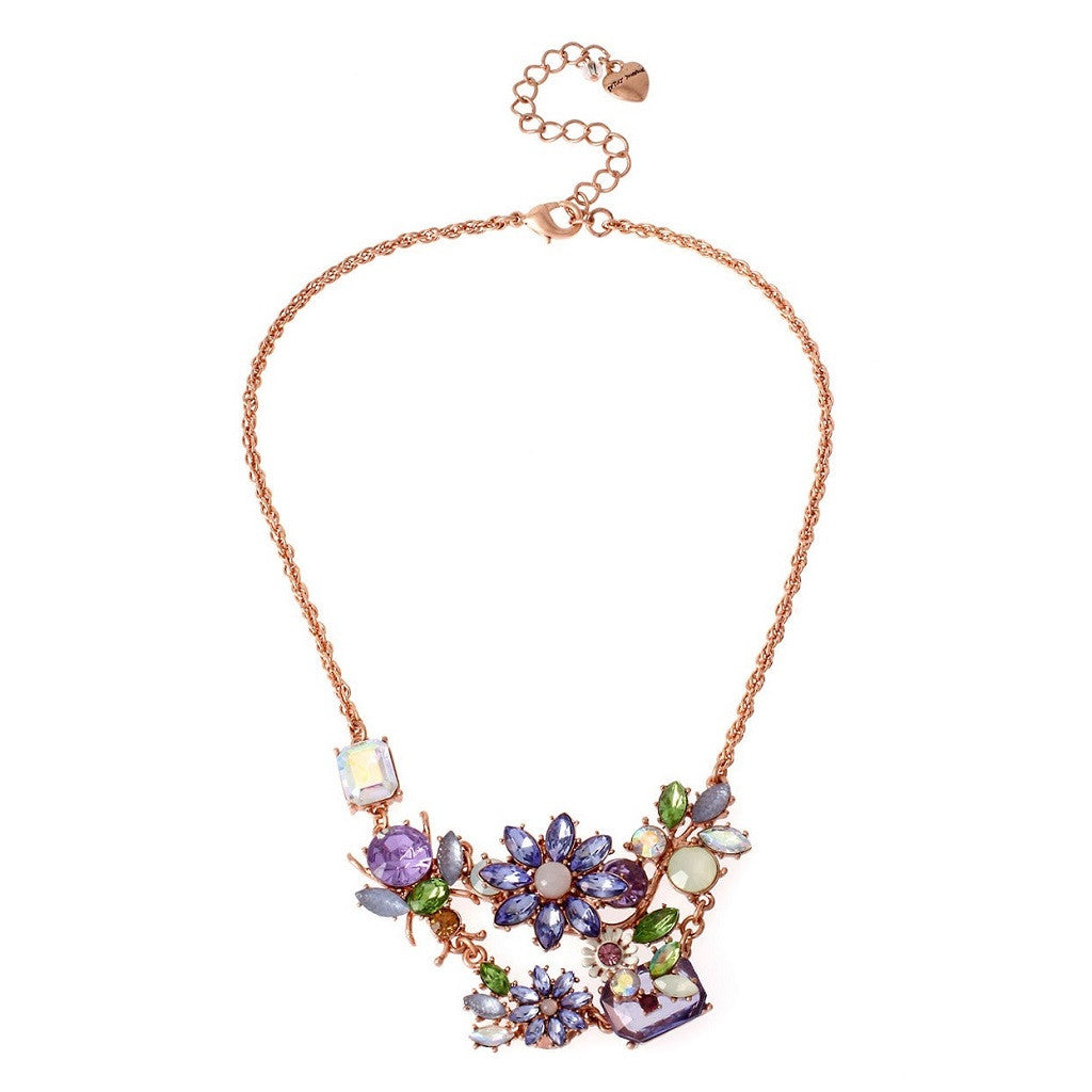 Betsey johnson store flower necklace