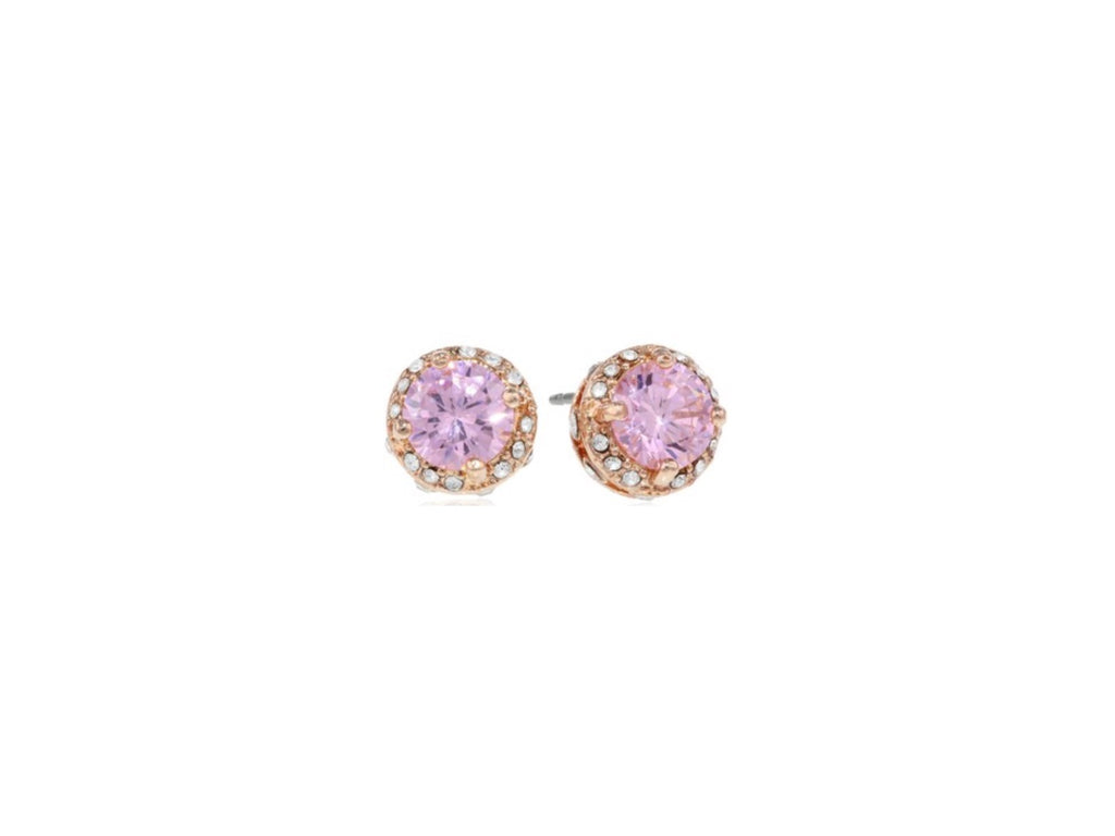 BETSEY JOHNSON All That Glitters Pink Crystal Earring