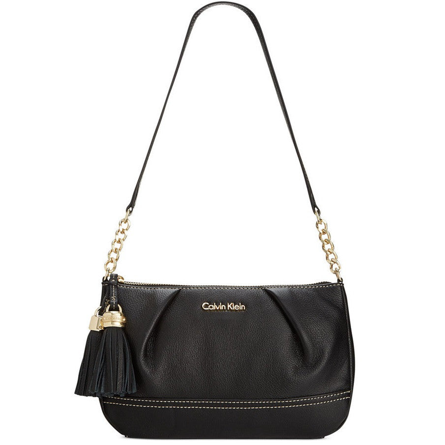 CALVIN KLEIN Mary Tassel Zip Handbag With Shoulder Strap View
