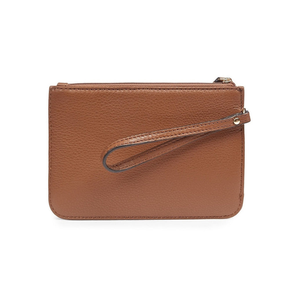 CALVIN KLEIN Signature Solid Wristlet - Back View