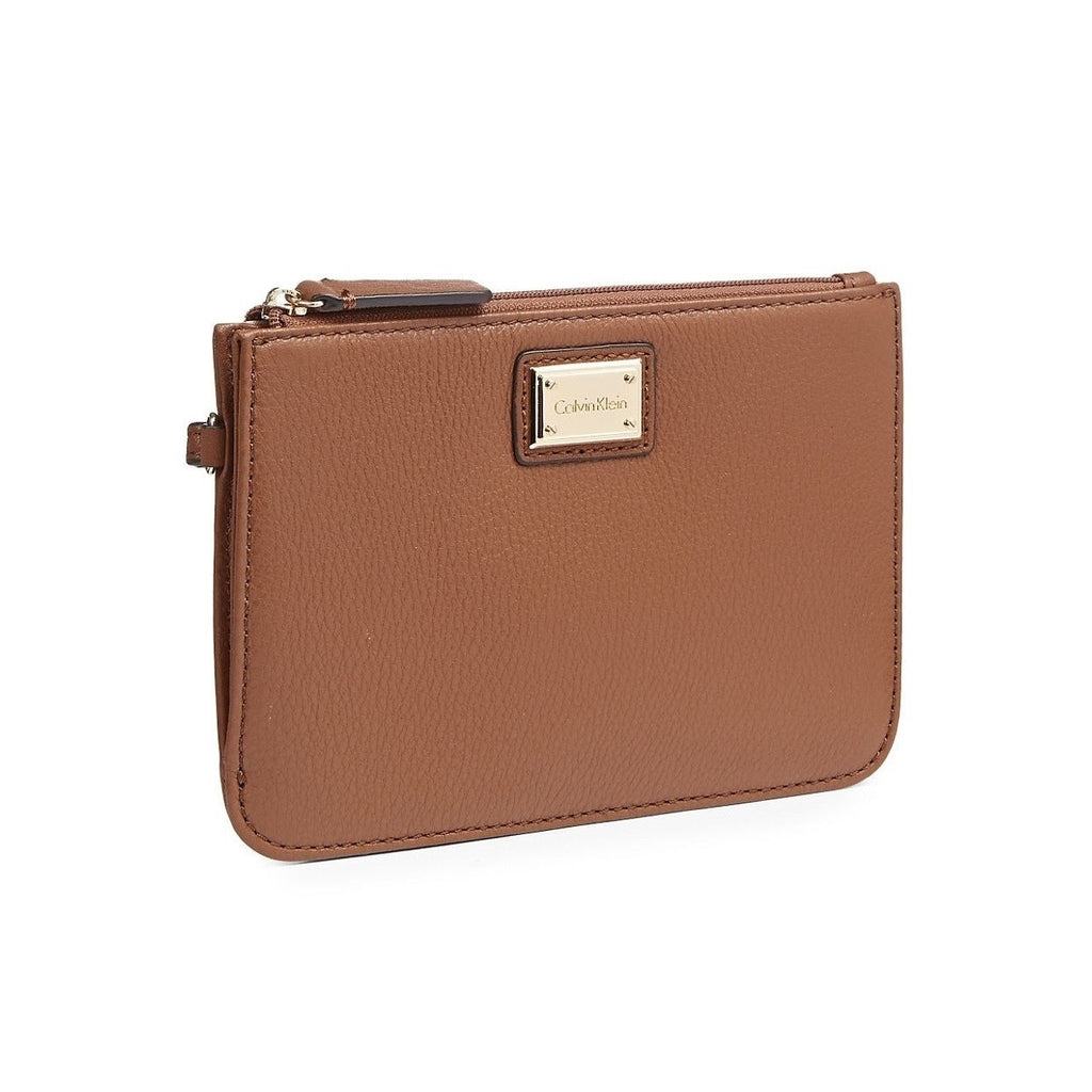 CALVIN KLEIN Signature Solid Wristlet