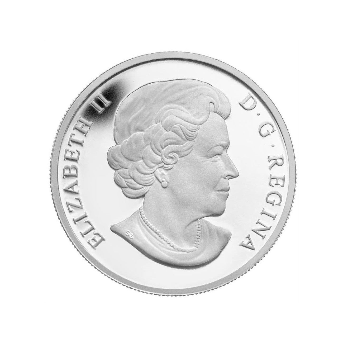 Canadian Hockey Fine Silver Coin - Back