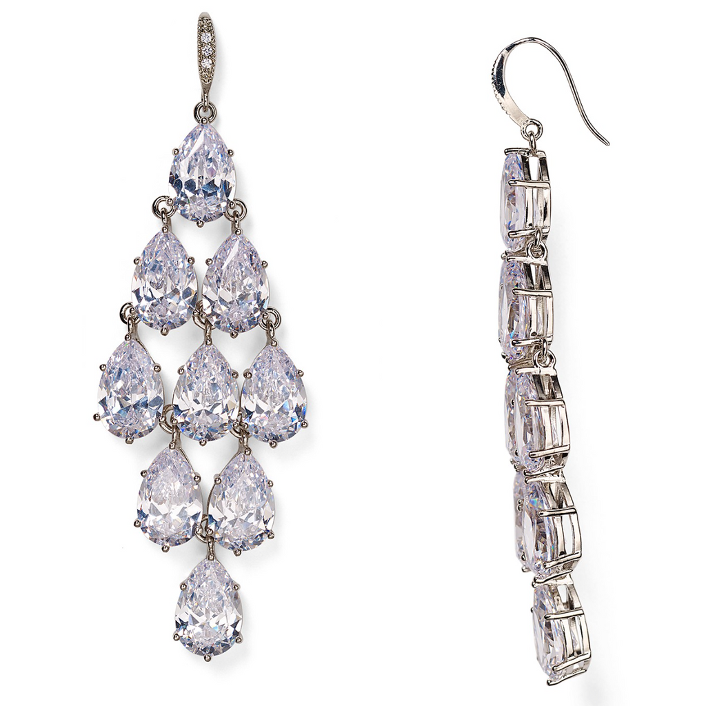 Carolee Crystal Chandelier Earrings