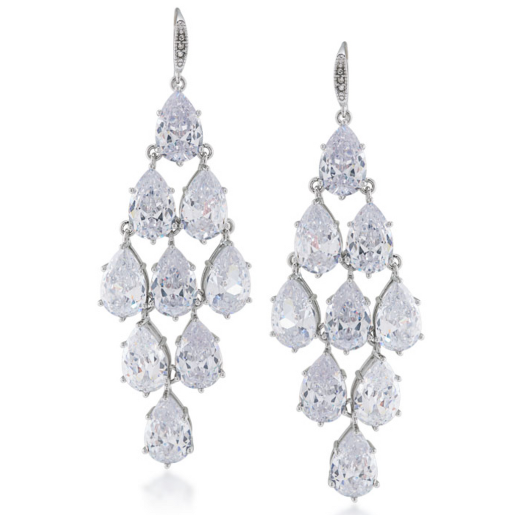 Carolee Crystal Chandelier Earrings