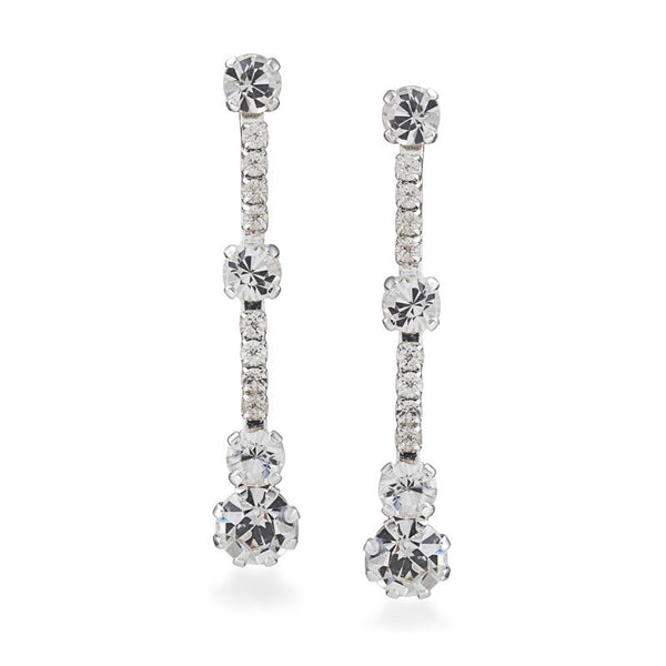 Carolee Linear Drop Earrings Add linear sparkle and sophisticated glam with these stunning drop earrings