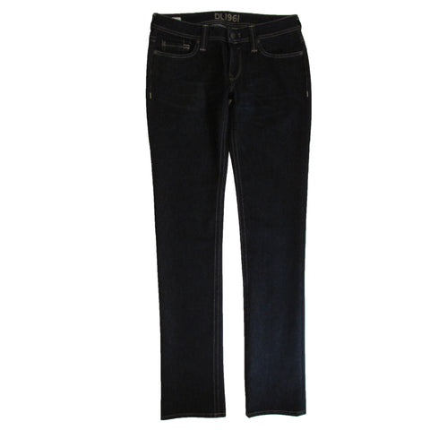 DL 1961 Premium Denim Kate Straight Jeans Front Folded