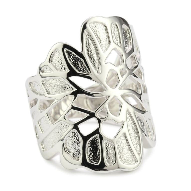 Elle Sterling Silver Butterfly Ring