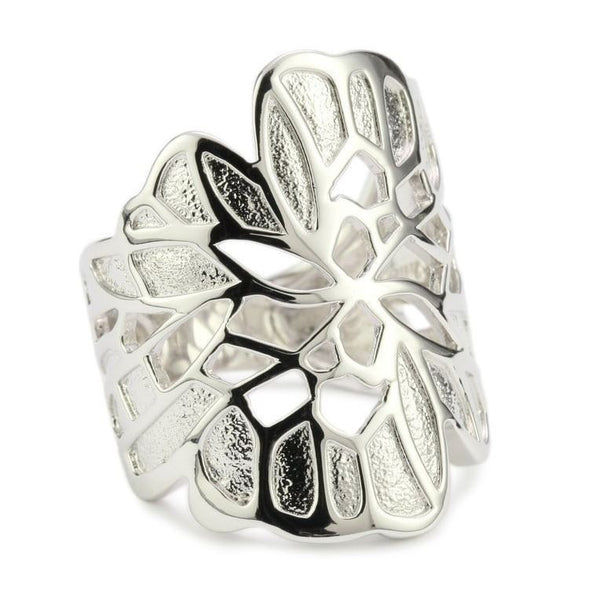 Elle Sterling Silver Butterfly Ring