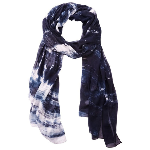 Front Row Society Burned Scarf In Charcoal