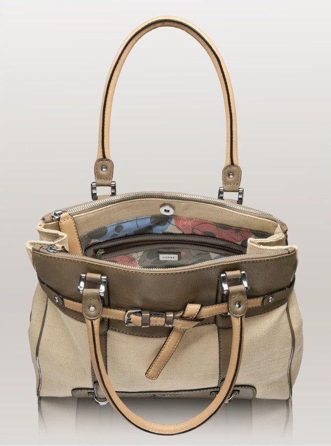 Guess Avera Satchel Open View