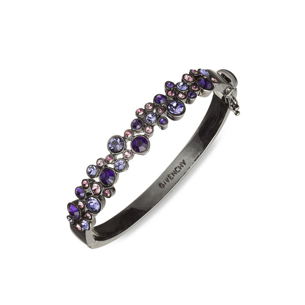 Givenchy Purple Crystal Bangle Bracelet