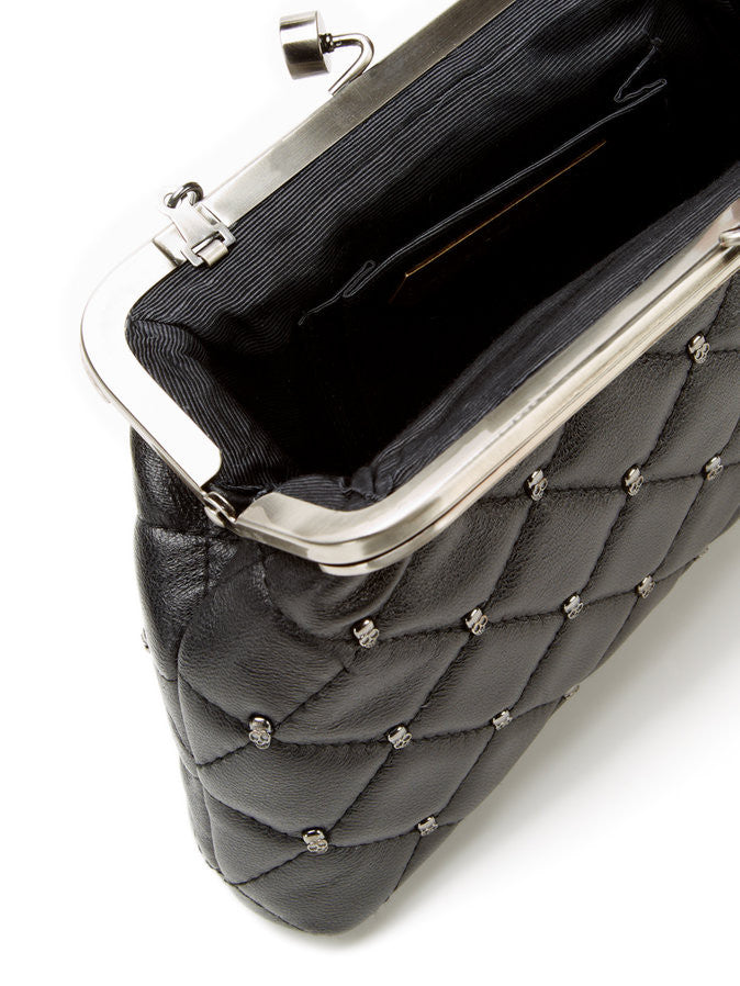 House Of Harlow 1960 Tilly Quilted Frame Clutch Interior