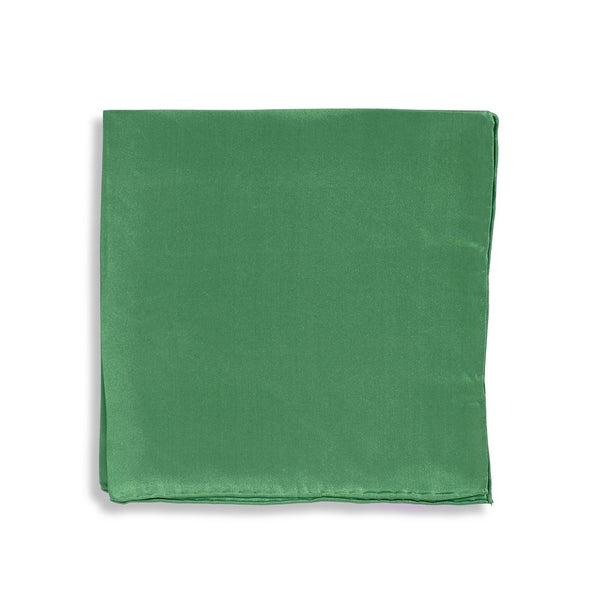 IMPUNTURA Silk Pocket Square - Dark Green - Bijoux Closet