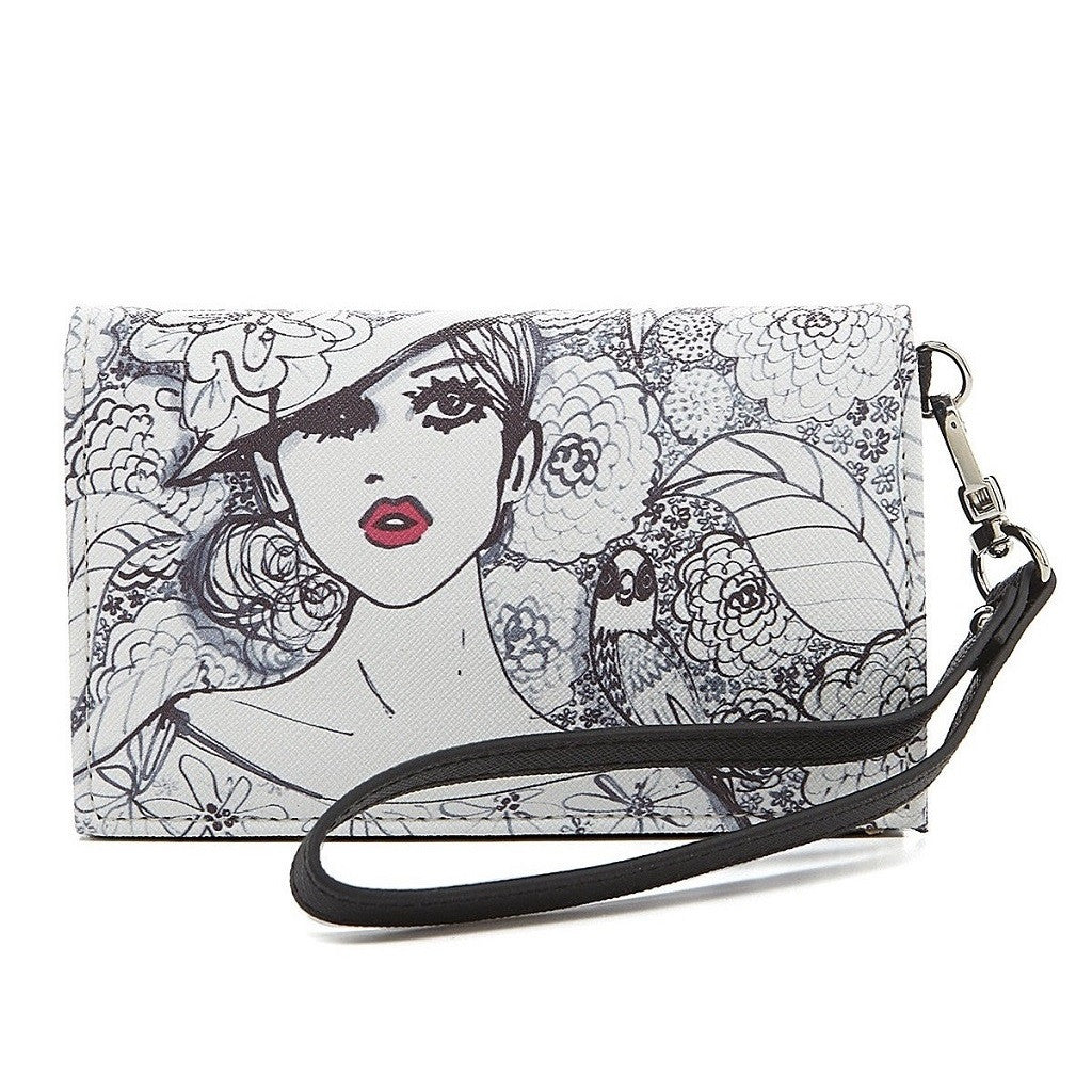 Izak Bird Girl Tech Wallet