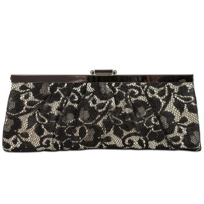 Jessica Mcclintock Lace Overlay Frame Clutch
