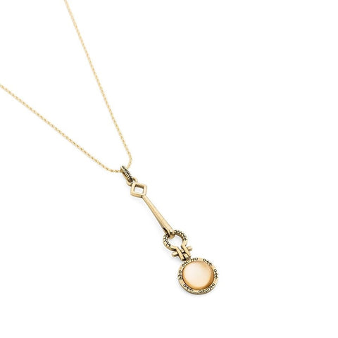 Jewel Mint Pendulum Necklace