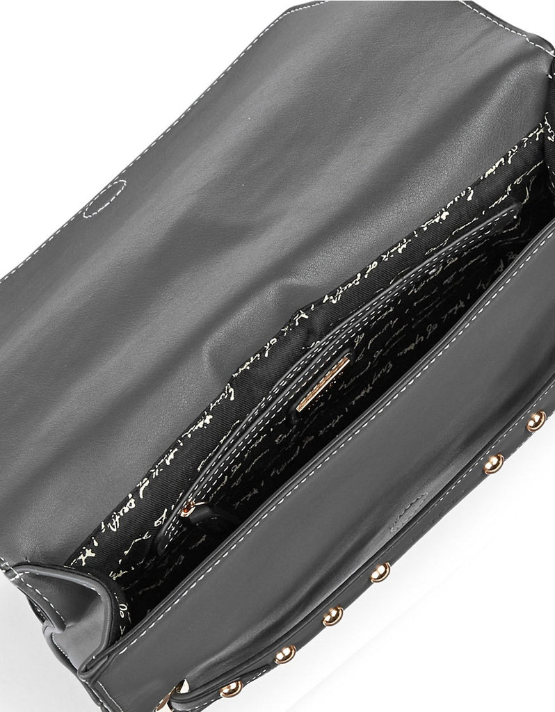 Kensie Foldover Studded Clutch