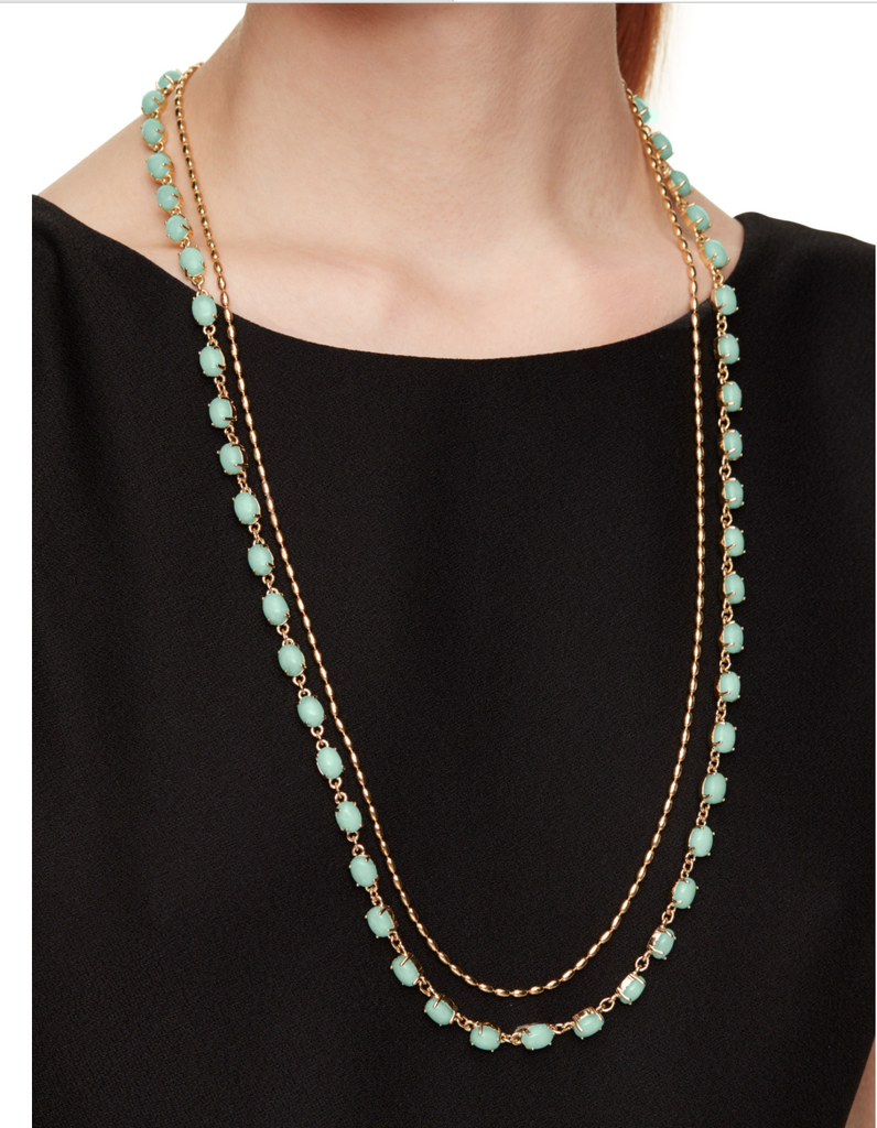 Kate spade stone necklace discount