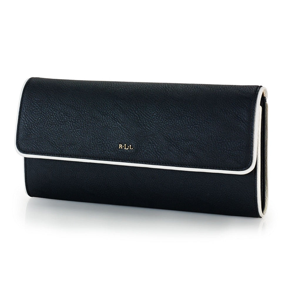 LAUREN RALPH LAUREN Contrast-Trim Clutch-Front