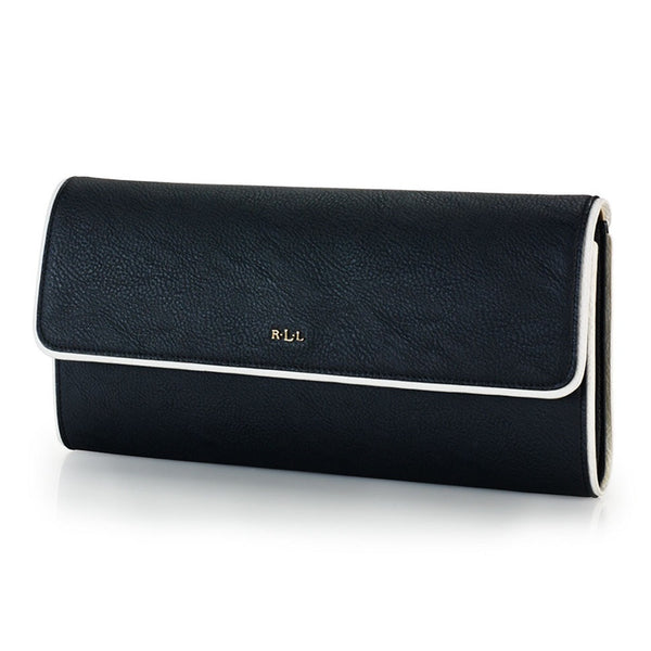 LAUREN RALPH LAUREN Contrast-Trim Clutch-Front