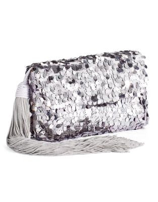 Franchi La Sera Paillettes Clutch Full View