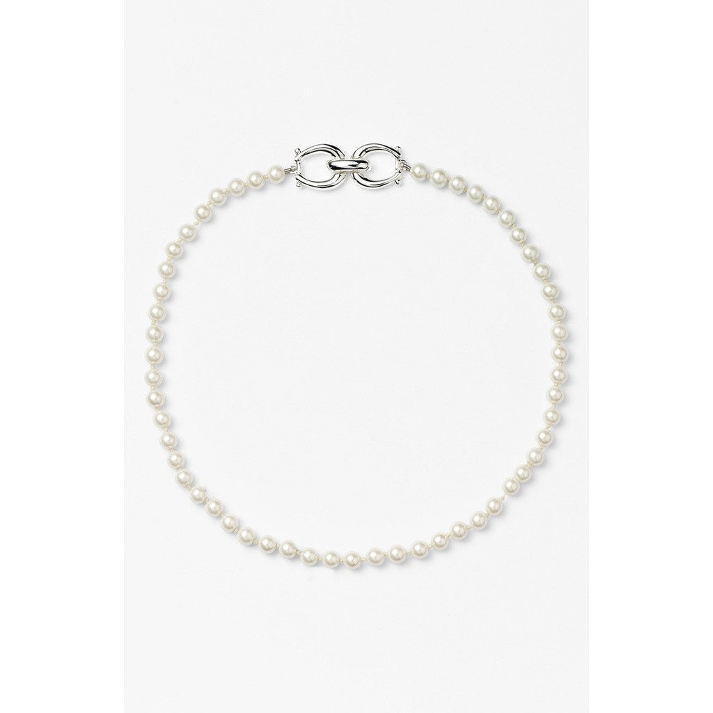 Lauren by Ralph Lauren Glass Pearl and Sterling Necklace