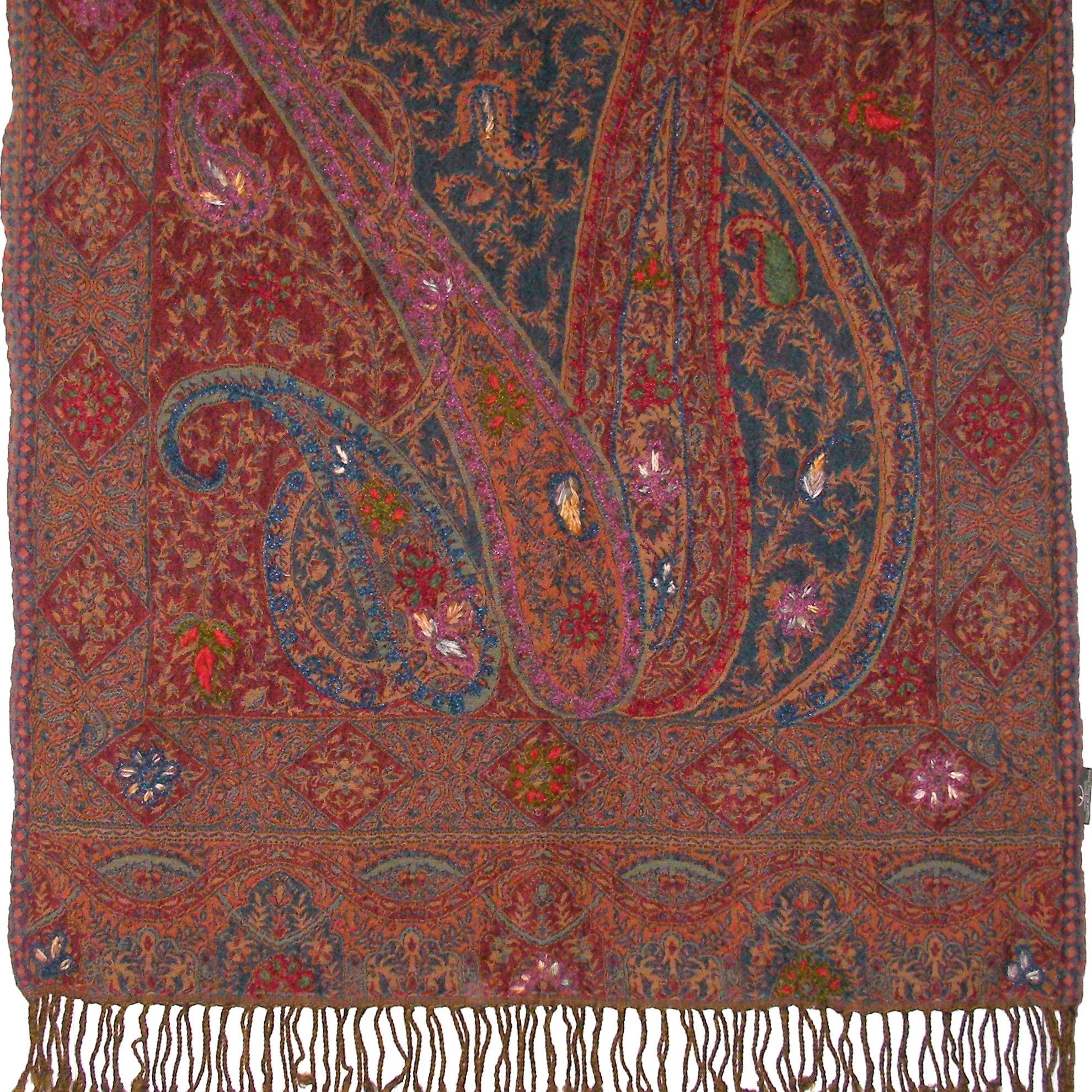 Limited Edition Paisley Motif Wrap 'Adrina'