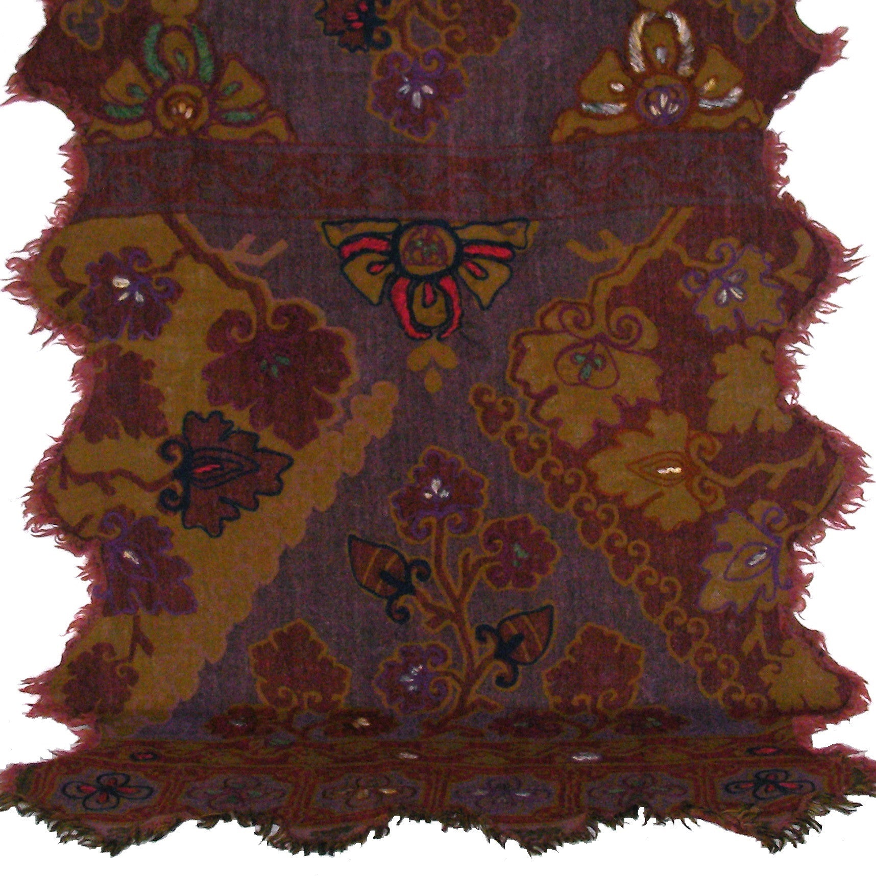 Limited Edition Embroidered motif Wrap 'Fiorella' 