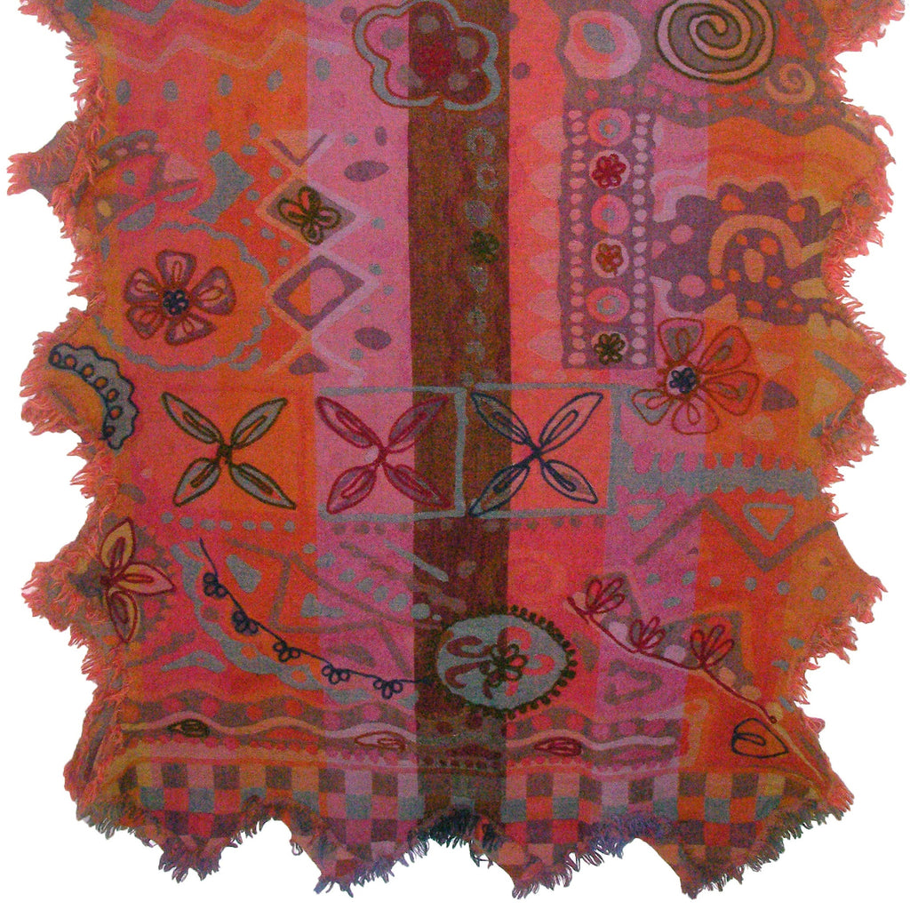 Limited Edition Rich Bold Pattern Wrap 'Mia' 
