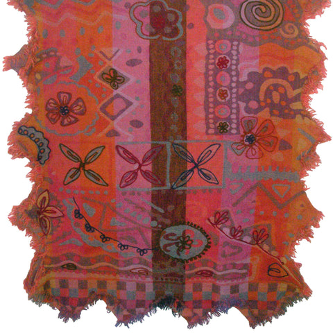 Limited Edition Rich Bold Pattern Wrap 'Mia' 
