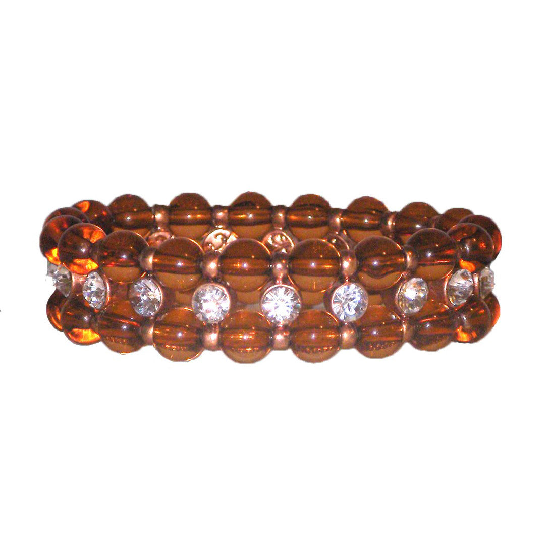 Macy's Bead & Crystal Stretch Bracelet