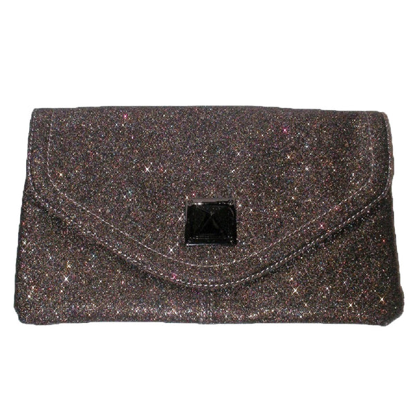 Material Girl Glitter Envelope Clutch