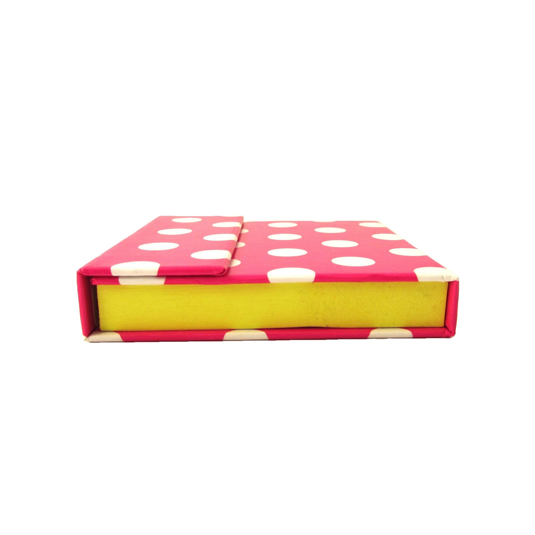 Pink Polka Dots Mobile Sticky Notes Top