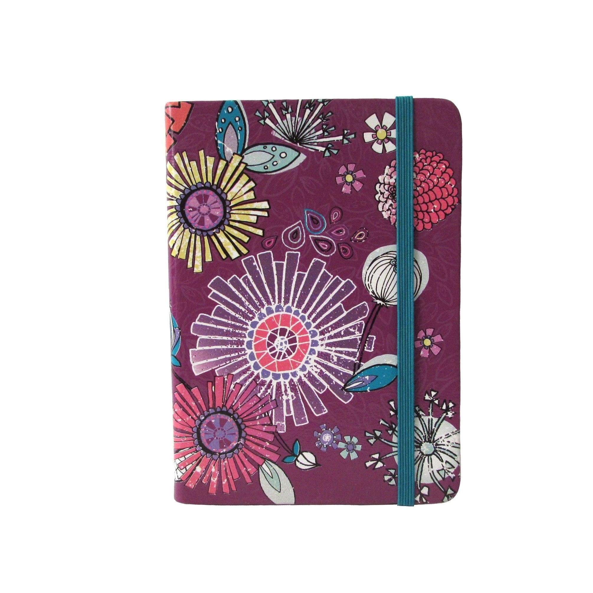 Purple Antique Floral Notebook
