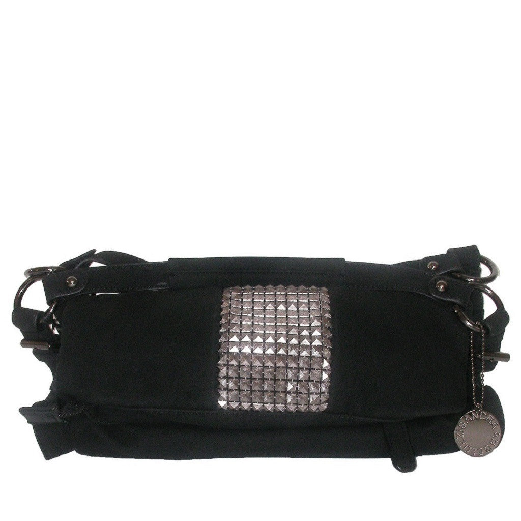 Sandra Angelozzi Pyramid Studded Foldover Clutch