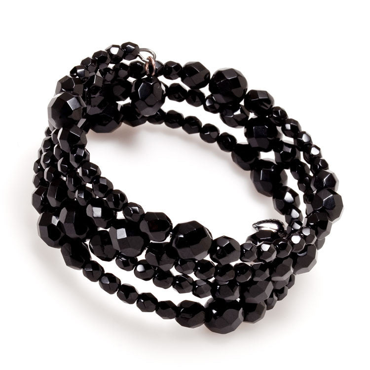 Carolee Sasha Jet Coil Bracelet