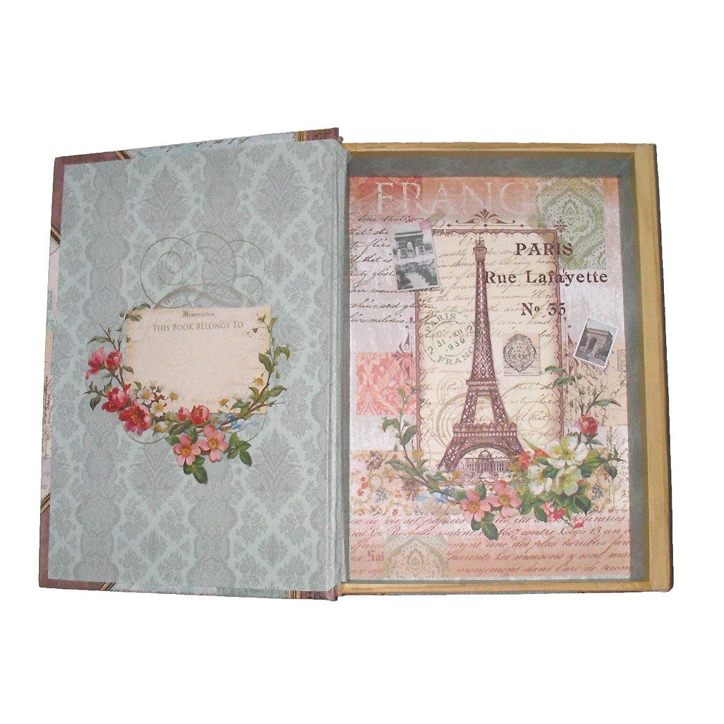 Studio Punch Adventures Du Paris France Book Box Open to show Inside