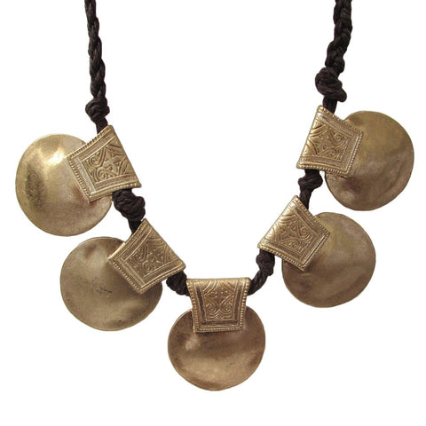 Tribal Disc Necklace