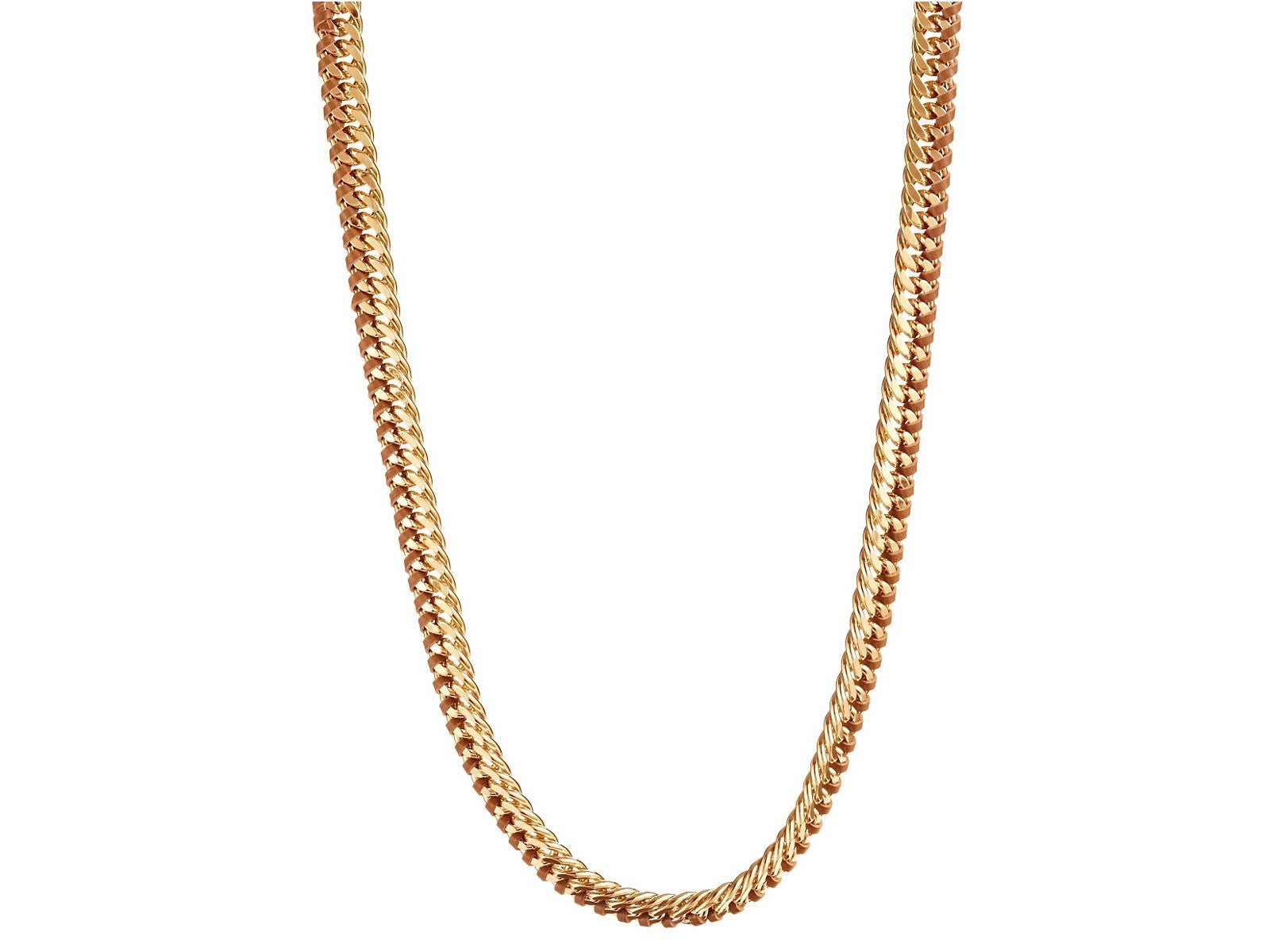 Trina Turk Leather Wrapped Chain Necklace