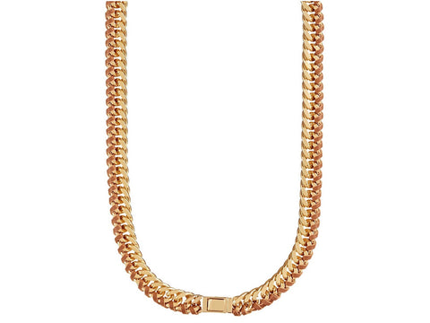 Trina Turk Leather Chain Necklace