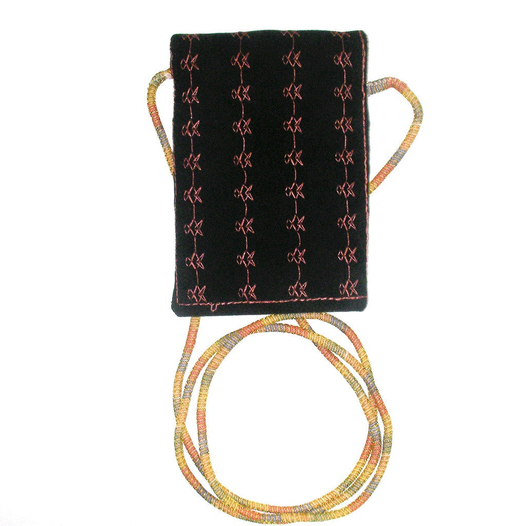 Urban Bohemia Floral Sequin Carryall Pouch Reverse Look