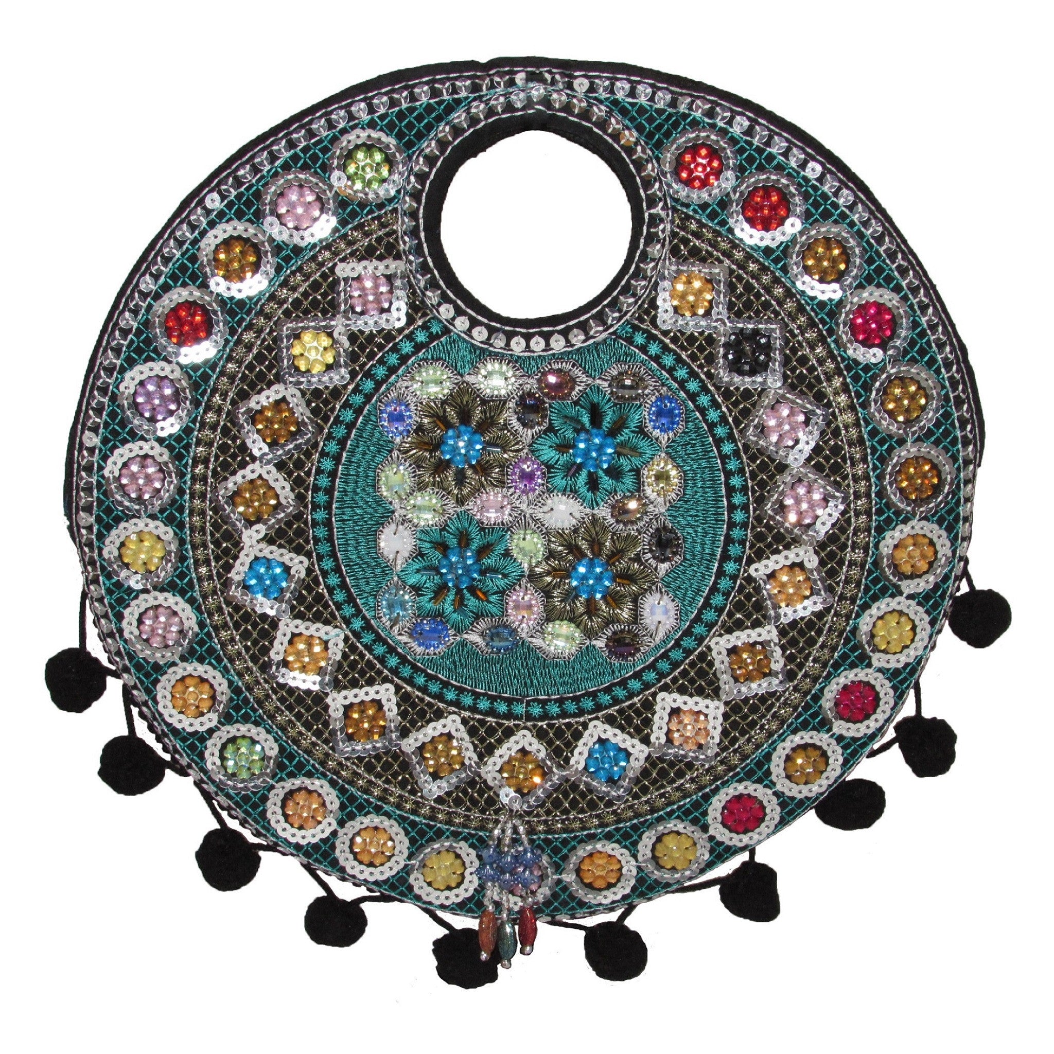 Urban Bohemia Mint Embroidered Gift Bag 