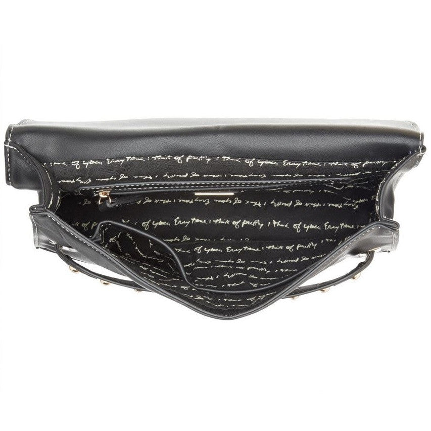 Kensie Foldover Studded Clutch
